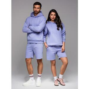 UNISEX kapucnis pulóver + sportrövidnadrág – levendula V9 Z110 kép