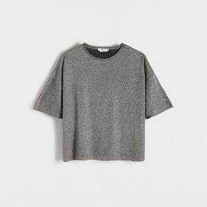 Reserved - Csillámos hatású póló - Fekete kép