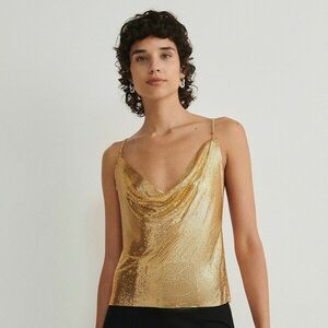 Reserved - Csillogó felső - Arany kép