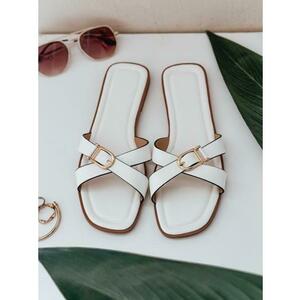 Női papucs BELICCA fehér kép