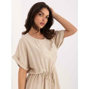 Bézs viszkóz nyári ruha kép