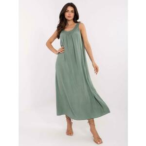 Khaki színű, áramló ruha nyárra OCH BELLA kép