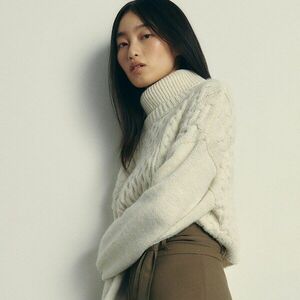 Reserved - Garbónyakú pulóver - Krém kép