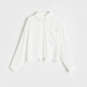 Reserved - Díszített ing - Fehér kép