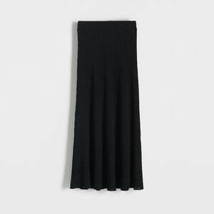 Reserved - Szoknya fémes szállal - Fekete kép