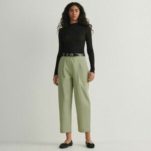 Reserved - Chino nadrág övvel - Zöld kép