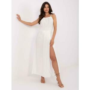 Fehér nyári ruha hátsó megkötővel kép