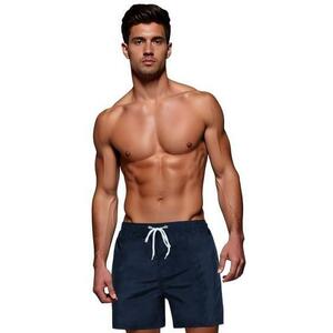 Férfi fürdőnadrág rövidnadrág sötétkék kép