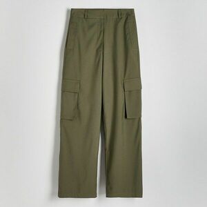 Reserved - Nadrág cargo zsebekkel - Khaki kép