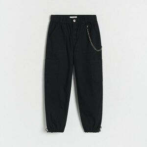 Reserved - Nadrág láncdíszítéssel - Fekete kép