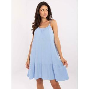 Világoskék, bővített muszlin ruha OCH BELLA kép