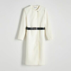 Reserved - Kabát övvel - Krém kép