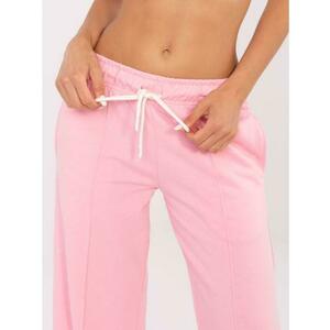 Világos rózsaszín melegítő nadrág varrással kép