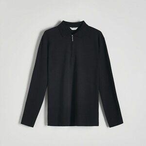 Reserved - Comfort fit hosszú ujjú pólóing - Fekete kép