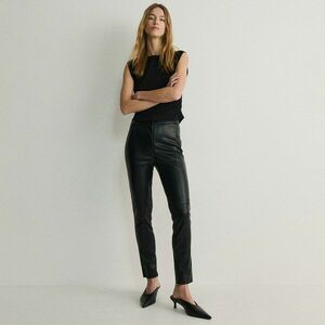 Reserved - Műbőr nadrág - Fekete kép