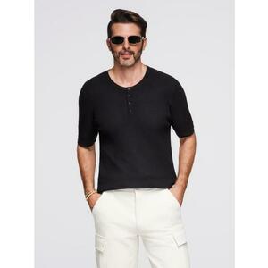 Pamut póló mellkasi és hátsó részen nyomtatással - sötétbézs V2 OM-TSWT-0201 OM-TSWT-0201 kép