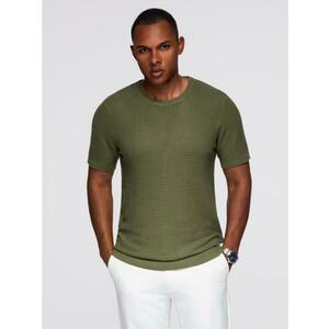 Hosszú, steppelt férfi kabát nagy zsebekkel – fekete V1 OM-JALJ-0308 kép