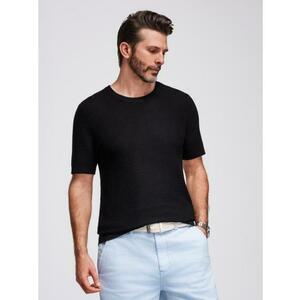 Hosszú, steppelt férfi kabát nagy zsebekkel – bézs V2 OM-JALJ-0308 kép