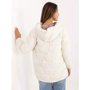 Ecru kabát kapucnival kép