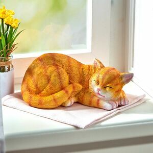 Alvó cica dekoráció kép