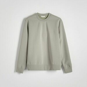 Reserved - Egyszerű, pamutban gazdag melegítőfelső - Zöld kép