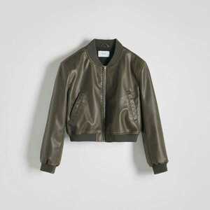 Reserved - Műbőr bomberdzseki - Barna kép