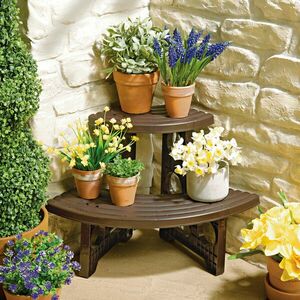 2 szintes sarok virágtartó kép