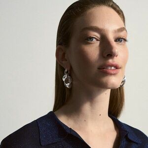 Reserved - Ezüstözött fülbevalók - Ezüst kép