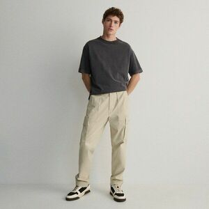 Reserved - Cargo nadrág - Krém kép