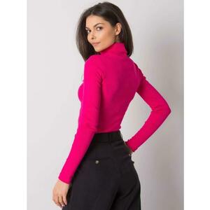 Világos lila pulóver copfokkal és hosszú ujjúval kép