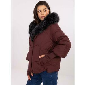 Bordó kabát kapucnival kép