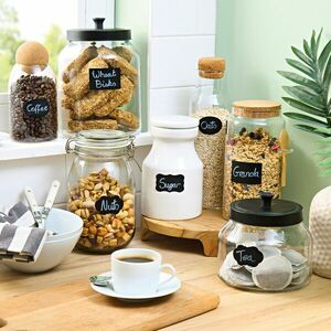 32 db újrafelhasználható címke + 1 kréta kép