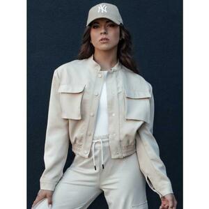 Női kabát PRIEV bézs kép