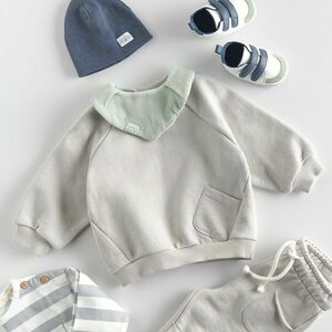 Reserved - Oversized melegítőfelső - Világosszürke kép