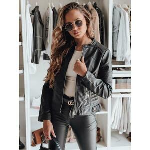 Női bőrdzseki ROCKMISS fekete kép