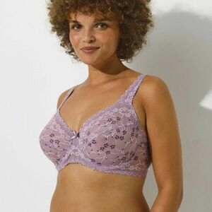 Csipkés felhúzható melltartó, merevítővel kép