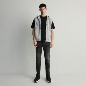 Reserved - Mosott hatású skinny farmernadrág - Szürke kép