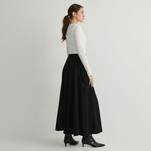 Reserved - Szoknya cargo zsebekkel - Fekete kép