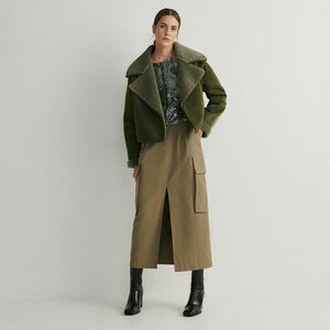 Reserved - Szoknya cargo zsebekkel - Khaki kép