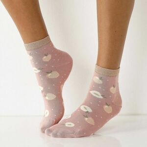 3 pár gyümölcsnyomatos bokazokni készlet kép