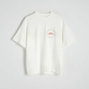 Reserved - Oversize póló - Krém kép