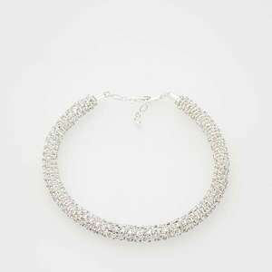 Reserved - Nyaklánc szögletes cirkóniákkal - Ezüst kép