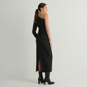 Reserved - Szoknya fémes csíkokkal - Szürke kép