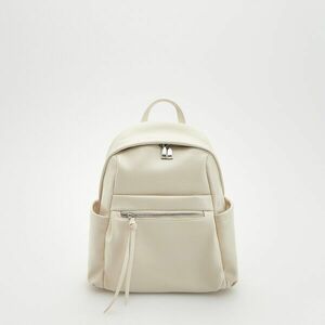 Reserved - Műbőr hátizsák - Krém kép