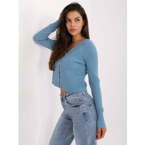 Világoskék pulóver csíkokkal kép