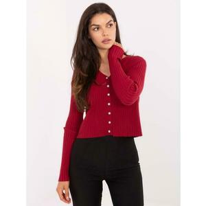 Bordó csíkos pulóver kép