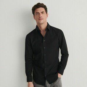 Reserved - Slim fit ing - Fekete kép