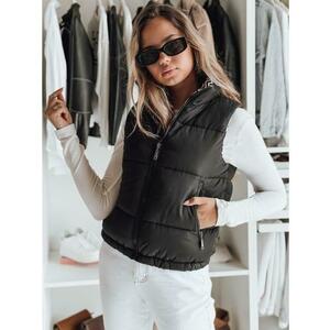 URBANELLE női steppelt mellény, fekete kép