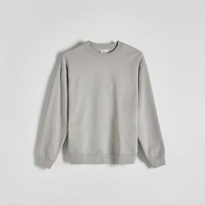 Reserved - Egyszínű pulcsi - Világosszürke kép