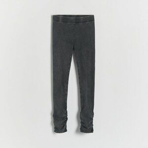 Reserved - Koptatott hatású leggings - Fekete kép